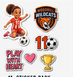 Play With Heart Sticker Pack